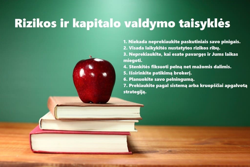 kapitalo valdymo taisykles